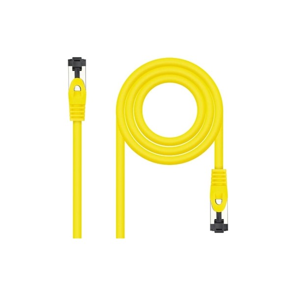 Nanocable cable red cat. 8.1 2ghz sstp amarillo 1m